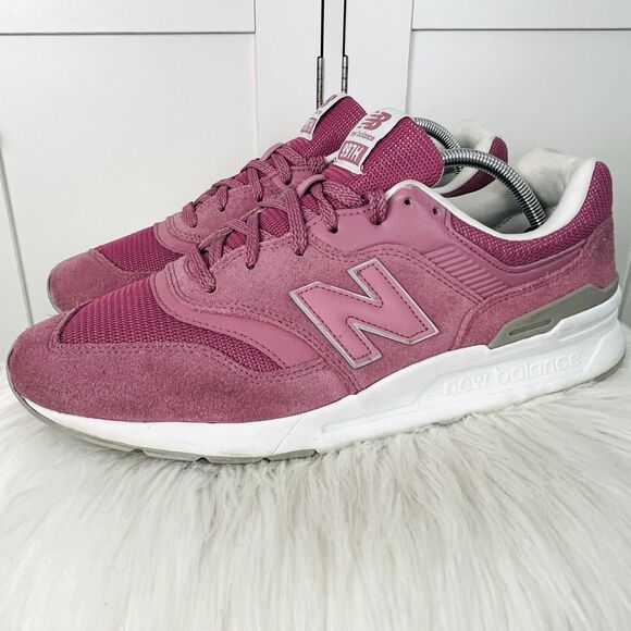 Rare New Balance 997H Mineral Rose Pink Leather Sneakers Shoes Womens Size 11.5